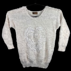 c21HgQ Katsumi super soft faux fur off white sweater m/L